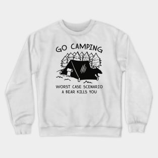 Go Camping Bear Crewneck Sweatshirt